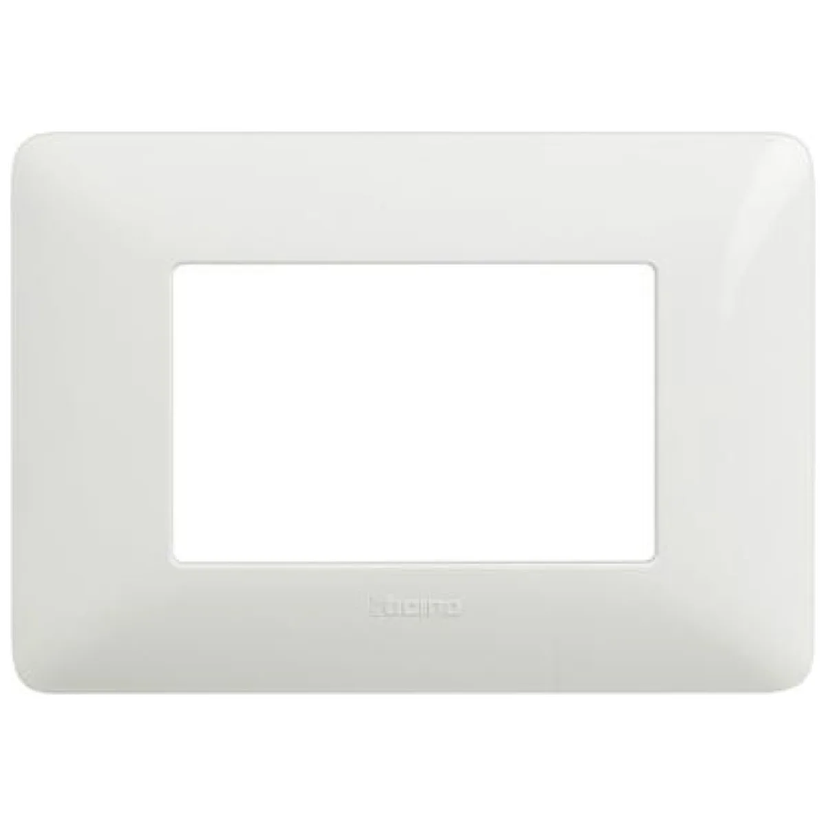 Rama ornamentala 3 module alb Matix, placa frontala aparataj