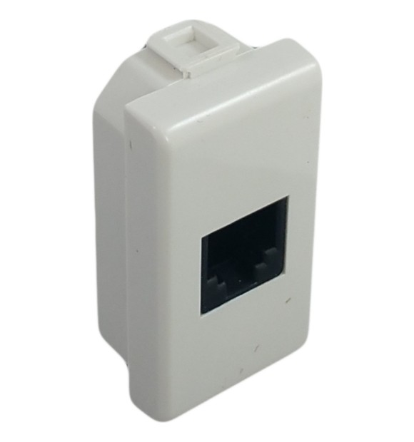 Priza Telefon RJ11 NEO 1 Modul, Alb, Ingropata, IP20