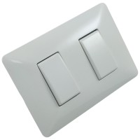 Suport si rama 2M Spin NEO alb pentru doza 3M, montaj ingropat - ambalaj