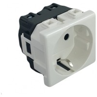 Priza Schuko NEO 2M, 220V, 16A, cu impamantare, IP20