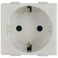 Priza Schuko NEO 2M, 220V, 16A, cu impamantare, IP20 - vedere laterala