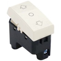 Intrerupator jaluzea Spin NEO 1 modul, 10A, 120-250V, IP20 - vedere laterala