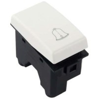 Intrerupator Sonerie NEO 1 Modul, 220V, 10A, buton apel cu revenire - vedere laterala