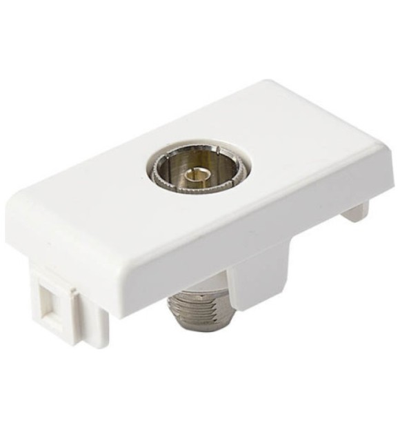 Priza TV de capat Spin Neo, 1 modul, semnal coaxial IP20