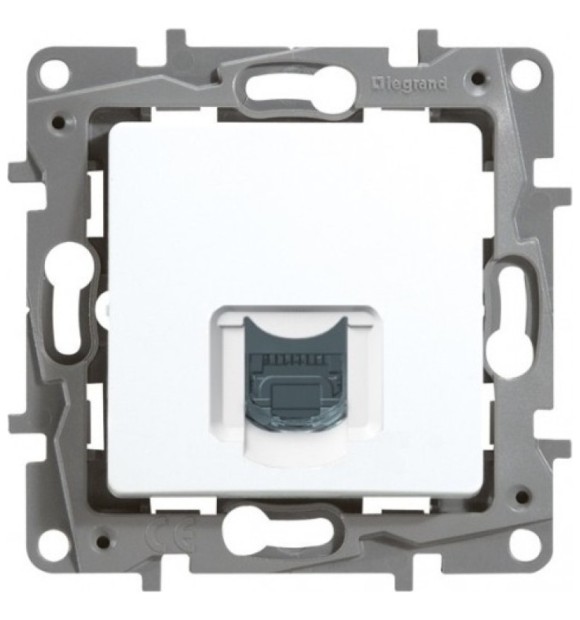 Priza date RJ45 CAT6 UTP 1 port, alb Legrand Niloe - 1 modul