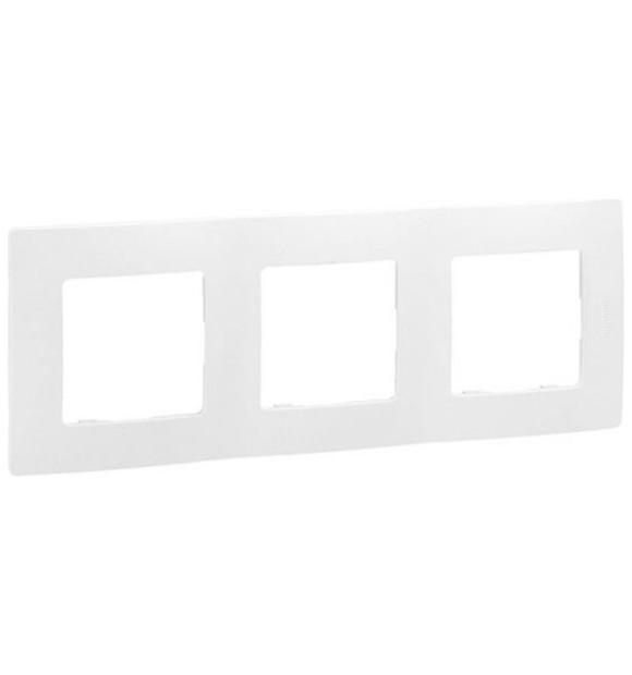 Rama ornamentala tripla alba Legrand Niloe 665003 - 3 posturi