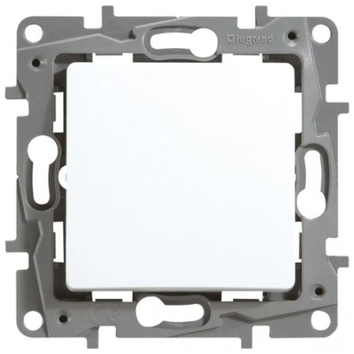 Intrerupator cap cruce 10A Legrand Niloe, 1 modul, alb