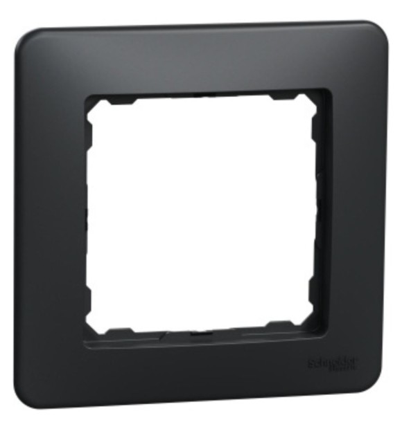 Rama simpla 1 post gri antracit Sedna Design, plastic ignifug