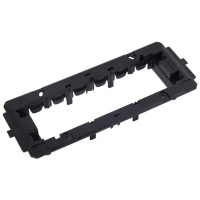 Rama suport modulara 6 module, plastic ignifug, montaj subtencuiala - vedere laterala