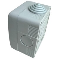 Intrerupator Modular Simplu fara Capac 10A 250V IP20, Montaj Aparent - ambalaj