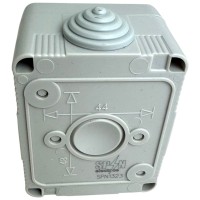 Intrerupator Modular Simplu fara Capac 10A 250V IP20, Montaj Aparent - imagine 5