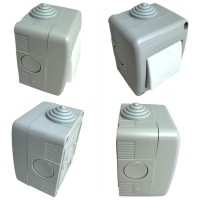 Intrerupator Modular Simplu fara Capac 10A 250V IP20, Montaj Aparent - imagine 7