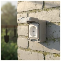 Priza Modulara Simpla cu Capac Antigron 16A IP55, Montaj Aparent - imagine 6