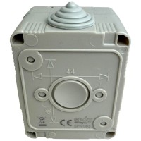 Intrerupator Simplu cu Capac IP55, 250V/10A, Montaj Aparent - detaliu