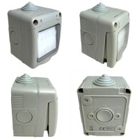 Intrerupator Simplu cu Capac IP55, 250V/10A, Montaj Aparent - imagine 5
