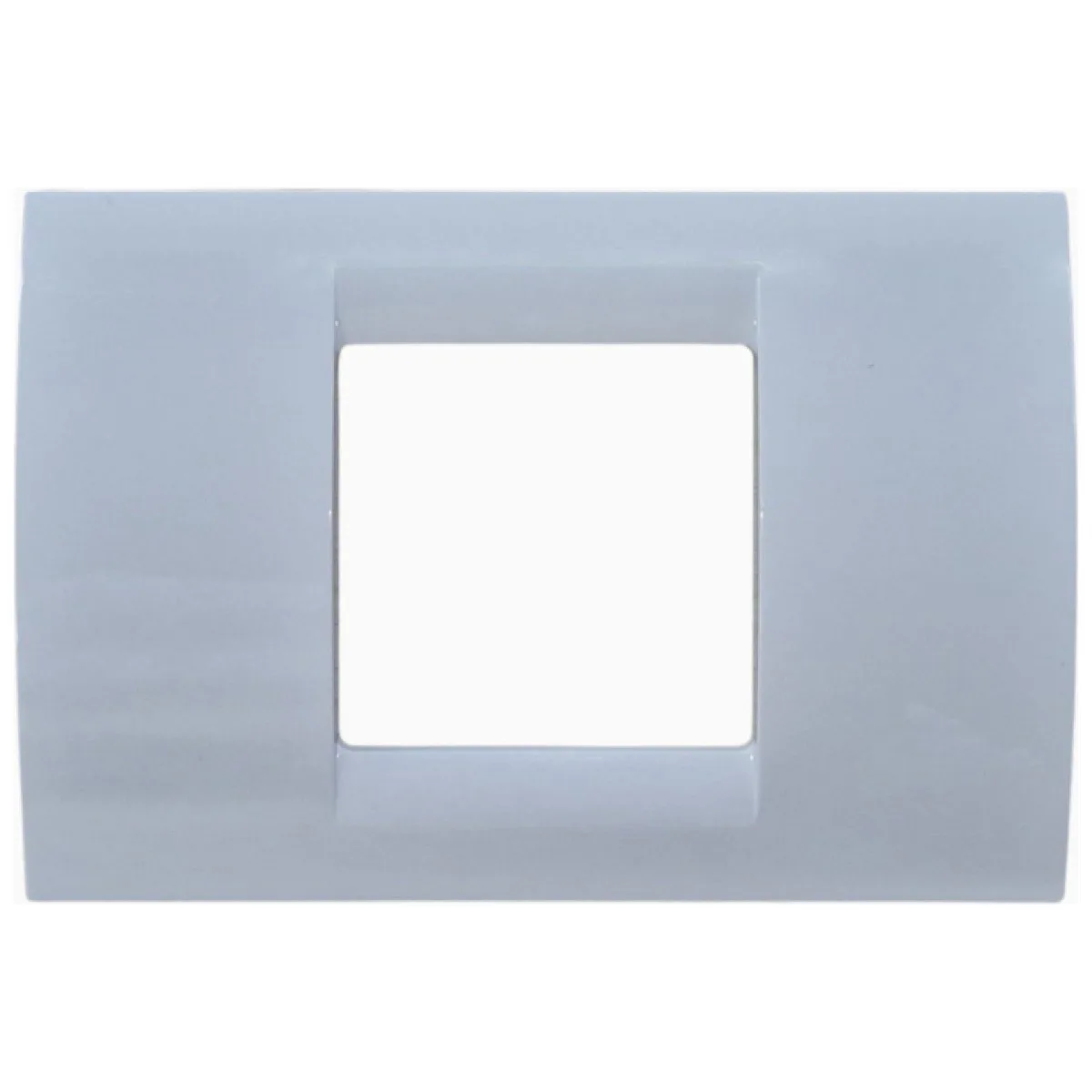 Rama ornament NOVA 2 module, plastic ignifug alb pentru aparataj modular