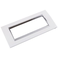 Rama ornament MOD 6 module, plastic ignifug alb, sistem modular - vedere laterala