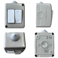 Intrerupator Dublu Modular Fara Capac AG IP20, 10A 250V, Alb - imagine 9