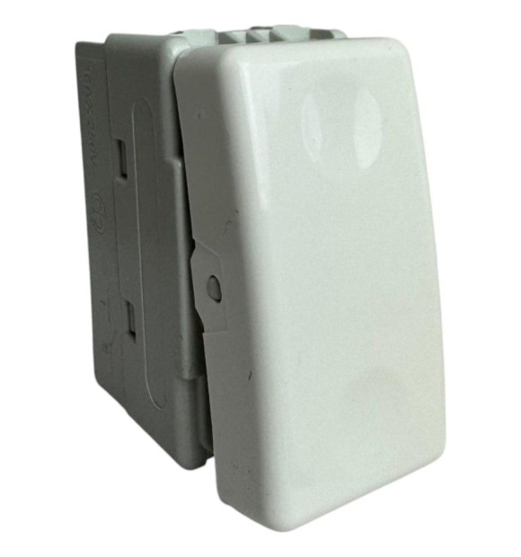 Intrerupator modular cap scara 1 modul, alb, 10A - comutator