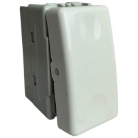 Intrerupator modular cap scara 1 modul, alb, 10A - comutator
