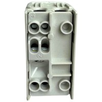 Intrerupator modular cap scara 1 modul, alb, 10A - comutator - detaliu