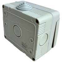 Intrerupator cu priza si capac IP55, montaj aparent, 250V 16A/10A - detaliu