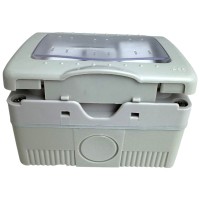 Intrerupator cu priza si capac IP55, montaj aparent, 250V 16A/10A - ambalaj