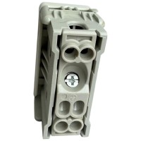 Priza Modulara 1 Modul, 16A, Alba, Plastic Ignifug cu Impamantare - ambalaj