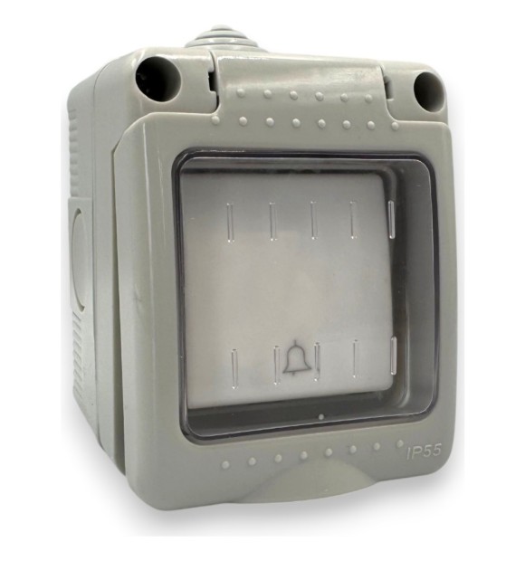 Buton Sonerie Modular AG IP55, 250V 10A, Montaj Aparent