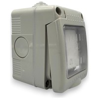 Buton Sonerie Modular AG IP55, 250V 10A, Montaj Aparent - vedere laterala