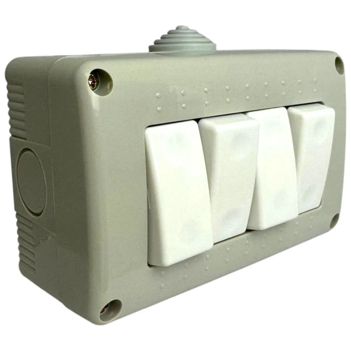 Intrerupator Cvadruplu Modular Fara Capac Spin MOD, 10A 250V IP20