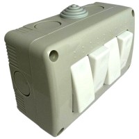Intrerupator Cvadruplu Modular Fara Capac Spin MOD, 10A 250V IP20 - vedere laterala