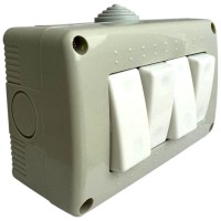 Intrerupator Cvadruplu Modular Fara Capac Spin MOD, 10A 250V IP20 - ambalaj