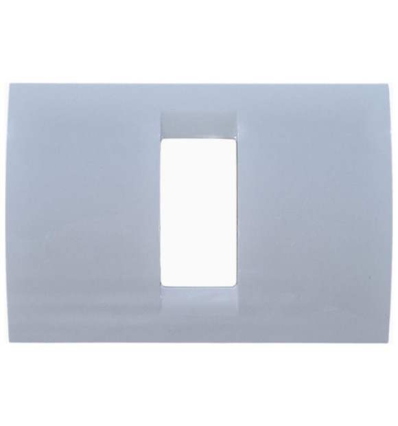 Rama ornament NOVA 1 modul, plastic ignifug alb, cadru finisaj