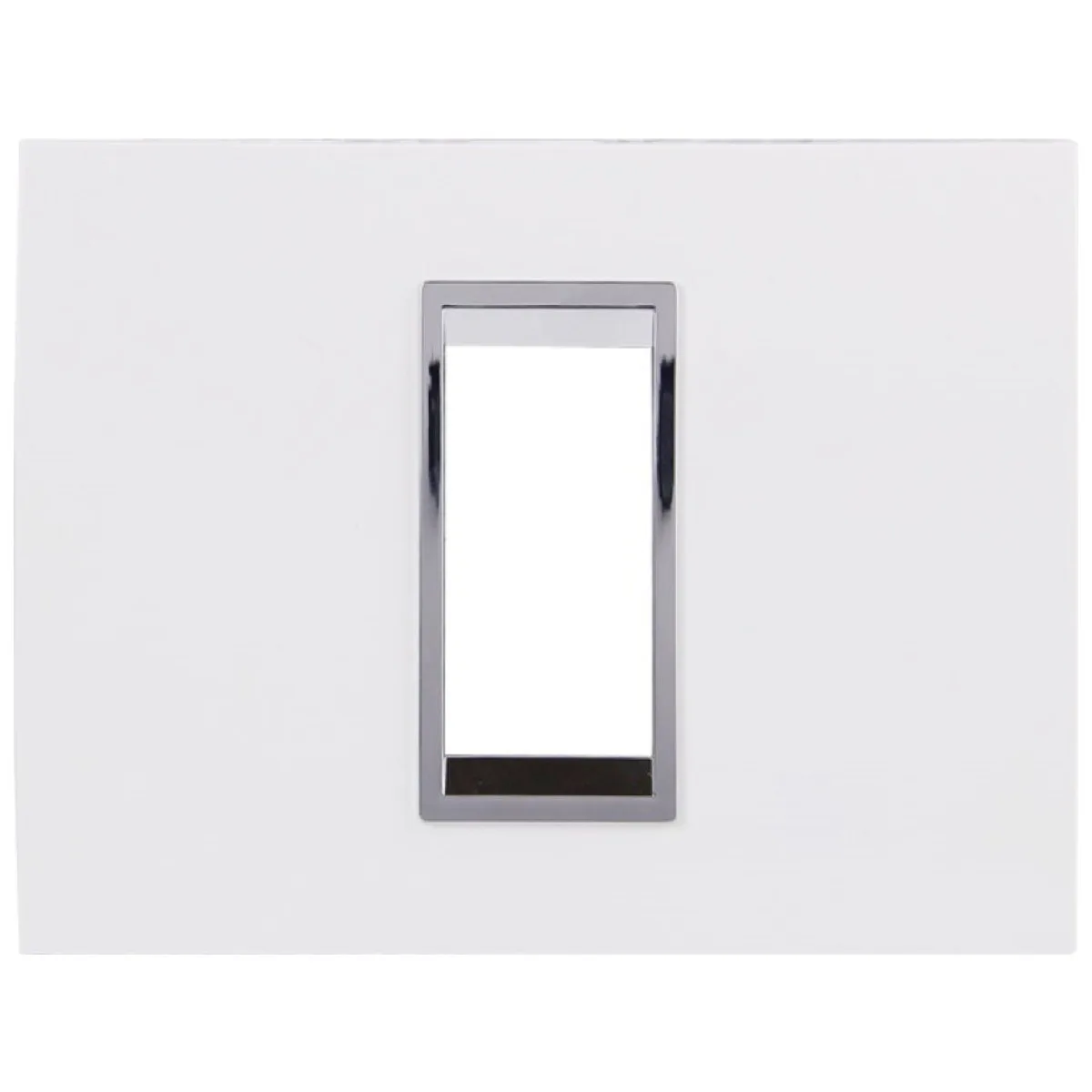 Rama ornament modulara 1 modul, plastic ignifug alb