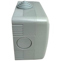Intrerupator Triplu Modular AG 10A 250V IP20, Montaj Aparent, Alb - imagine 5