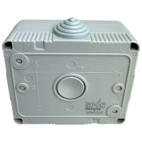 Intrerupator Triplu Modular AG 10A 250V IP20, Montaj Aparent, Alb - imagine 6