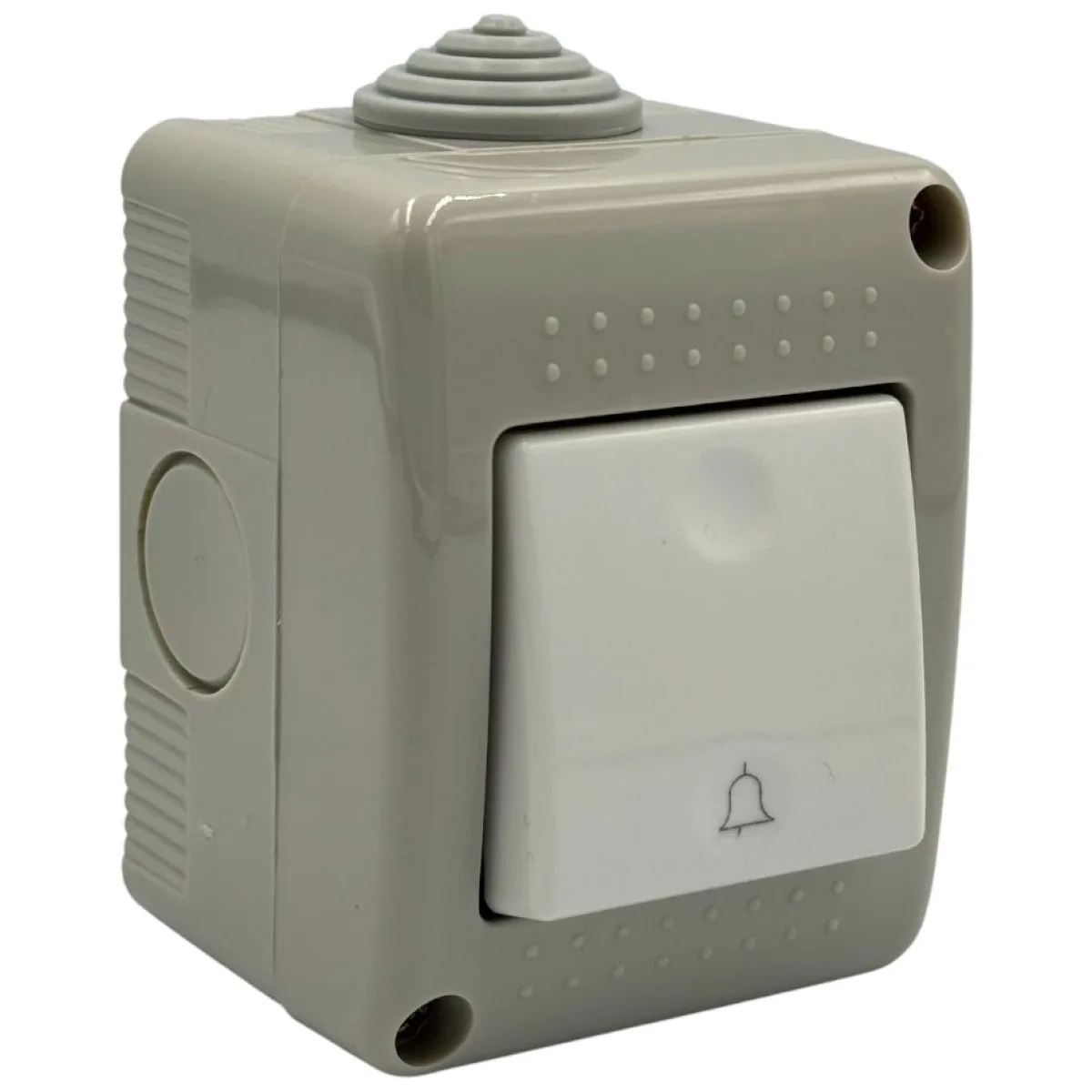 Intrerupator Sonerie Modular Fara Capac 10A 250V IP20, Montaj Aparent