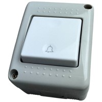 Intrerupator Sonerie Modular Fara Capac 10A 250V IP20, Montaj Aparent - vedere laterala