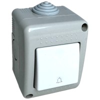 Intrerupator Sonerie Modular Fara Capac 10A 250V IP20, Montaj Aparent - ambalaj
