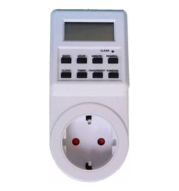 Priza Programabila Digitala cu Afisaj 3500W, 16A, IP20