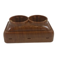 Priza Dubla Mini Mahon, Montaj Aparent, 250V 16A, IP20, cu Contact Protectie - detaliu