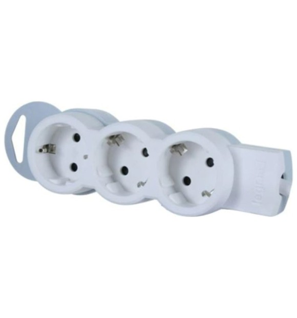 Cap prelungitor 3 prize 2P+T 16A, plastic ignifug - Legrand 694573