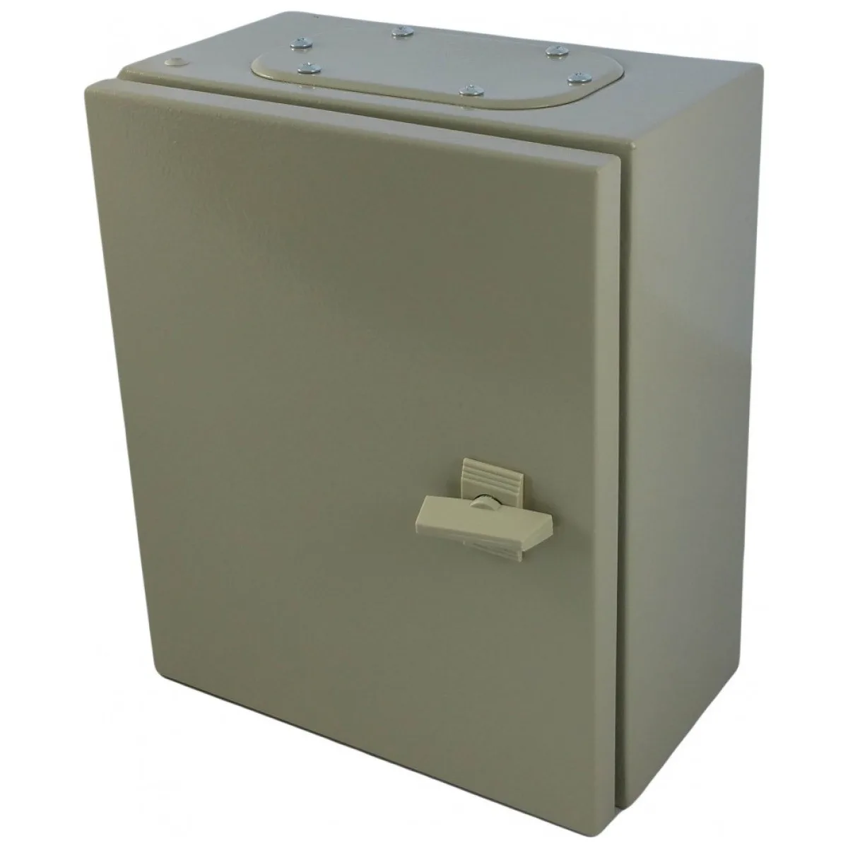 Dulap Metalic IP65 300x250x150 mm cu Contrapanou si Cheie, Gri