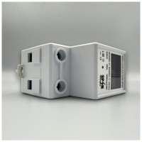 Contor digital monofazic pe sina DIN, 230V 60A, 1 modul, IP44 - vedere laterala