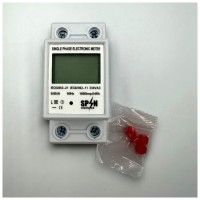 Contor digital monofazic pe sina DIN, 230V 60A, 1 modul, IP44 - imagine 5