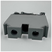 Clema Sir pe Sina DIN 16mm, Conexiune si Impamantare, Gri - imagine 5