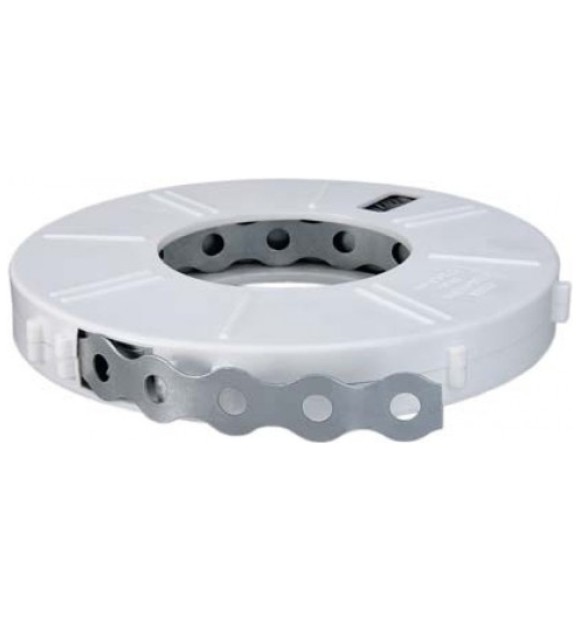 Banda suport perforata Fi 8mm, 25x0.8mm, rola 10m - fixare cabluri si tevi