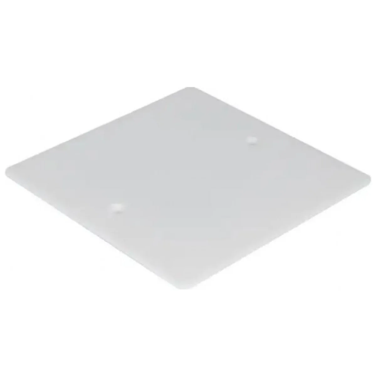 Capac patrat pentru doza de legatura 100x100 mm, plastic ignifug