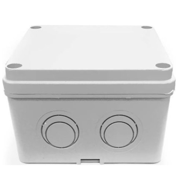 Doza de legatura patrata aplicata IP65, 110x110x74 mm, gri